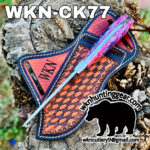 handmade farrier rasp steel cowboy knives. - Image 3