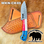 handmade high carbon steel cowboy knives.