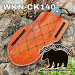 handmade damascus steel cowboy knife. - Image 2