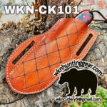 handmade damascus steel cowboy knife. - Image 2