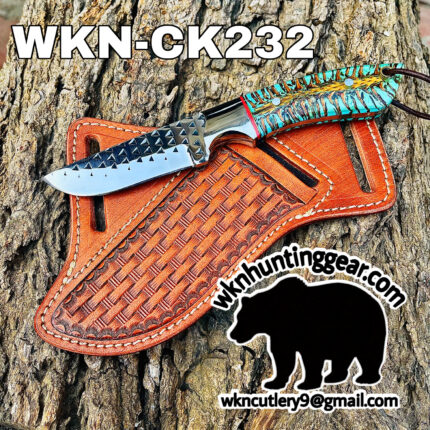 handmade farrier rasp steel cowboy knife.