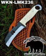 Handmade Lineman Knives | Hawksbill Blades | Custom Leather Sheath.