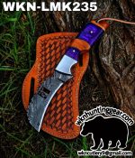 Handmade Lineman Knives | Hawksbill Blades | Custom Leather Sheath.