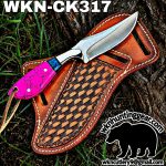 Handmade Cowboy Knife | J2 Food Grade Blades | Custom Leather Sheath. - Image 2