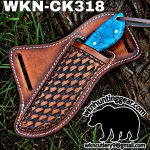 Handmade Cowboy Knife | J2 Food Grade Blade | Custom Leather Sheath. - Image 3