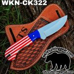 Handmade Cowboy Knife | J2 Food Grade Blade | Custom Leather Sheath. - Image 2