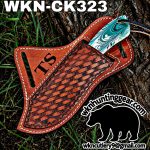 Handmade Cowboy Knife | Rasp Blade | Custom Leather Sheath. - Image 3