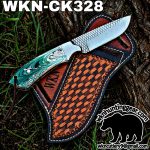 Handmade Cowboy Knife | Rasp Blade | Custom Leather Sheath. - Image 2