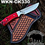 Handmade Cowboy Knife | Rasp Blade | Custom Leather Sheath. - Image 2