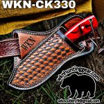 Handmade Cowboy Knife | Rasp Blade | Custom Leather Sheath. - Image 3