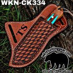 Handmade Cowboy Knife | Rasp Blade | Custom Leather Sheath. - Image 3