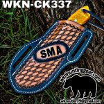 Handmade Cowboy Knife | Rasp Blade | Custom Leather Sheath. - Image 3