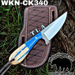 Handmade Cowboy Knife | Rasp Blade | Custom Leather Sheath. - Image 2