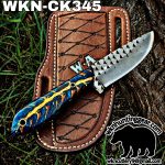 Handmade Cowboy Knife | Rasp Blade | Custom Leather Sheath. - Image 2