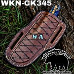 Handmade Cowboy Knife | Rasp Blade | Custom Leather Sheath. - Image 3