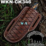 Handmade Cowboy Knife | Rasp Blade | Custom Leather Sheath. - Image 3