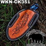 Handmade Cowboy Knife | Rasp Blade | Custom Leather Sheath. - Image 3