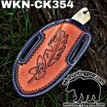 Handmade Cowboy Knife | Rasp Blade | Custom Leather Sheath. - Image 3