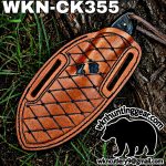 Handmade Cowboy Knife | Rasp Blade | Custom Leather Sheath. - Image 3