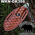 Handmade Cowboy Knife | Rasp Blade | Custom Leather Sheath. - Image 3