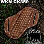 Handmade Cowboy Knife | Rasp Blade | Custom Leather Sheath. - Image 3
