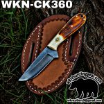 Handmade Cowboy Knife | J2 Food Grade Blade | Custom Leather Sheath.