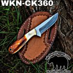 Handmade Cowboy Knife | J2 Food Grade Blade | Custom Leather Sheath. - Image 2