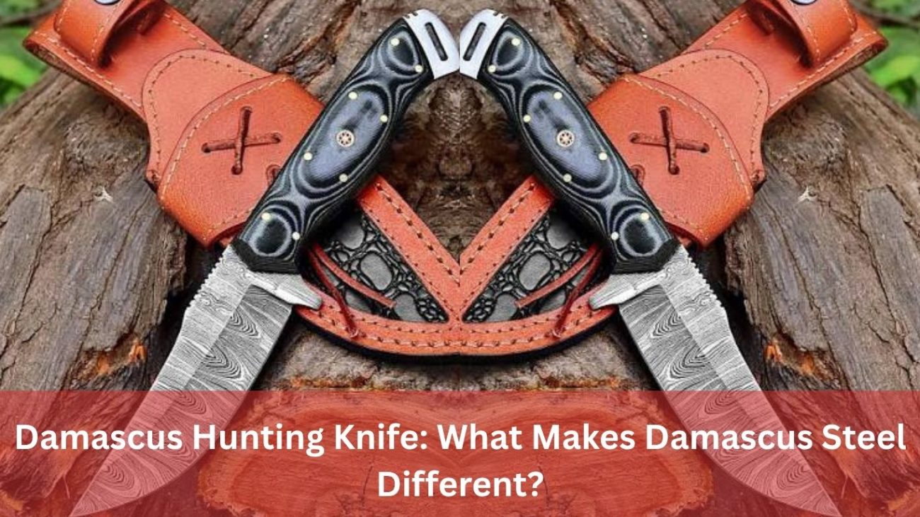 damascus hunting knife