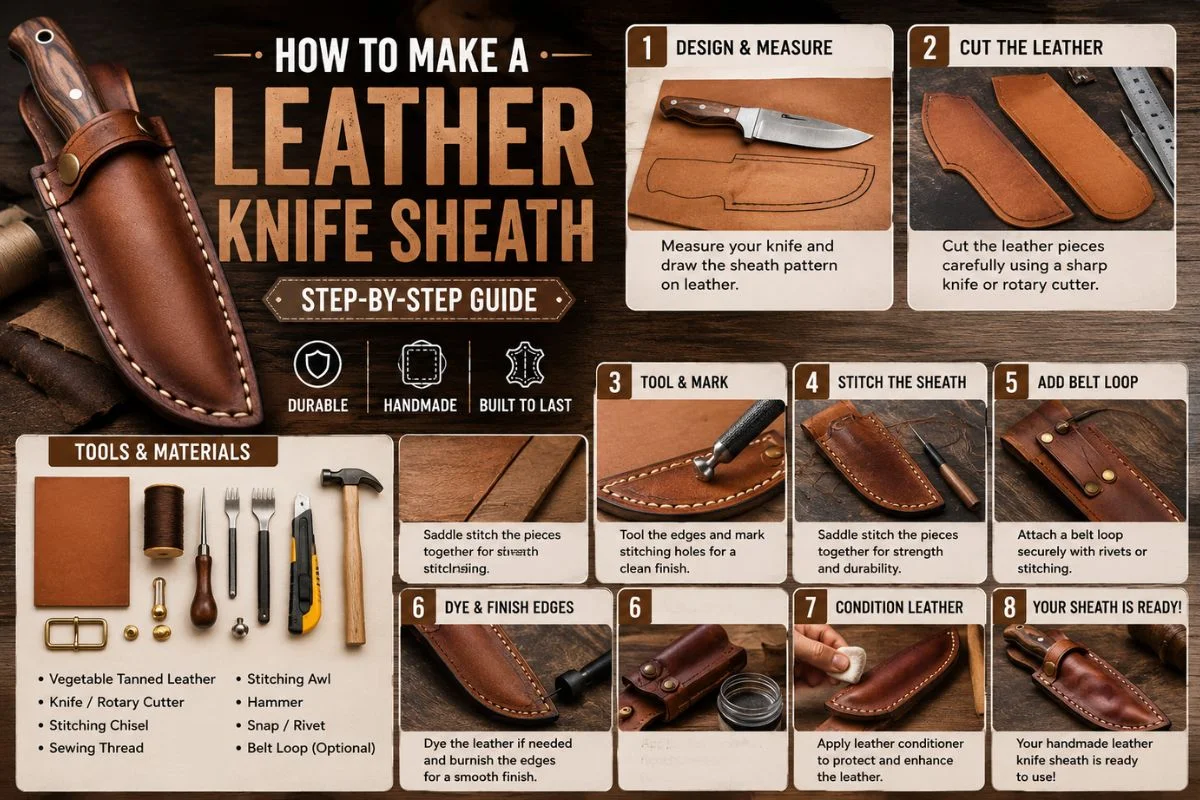 How to Make a Leather Knife Sheath