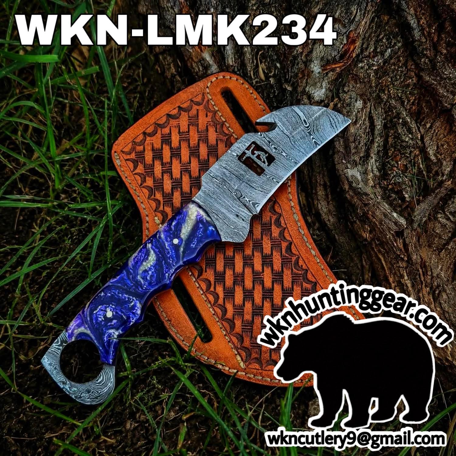 Handmade Lineman Knives | Hawksbill Blades | Custom Leather Sheath. - Image 2