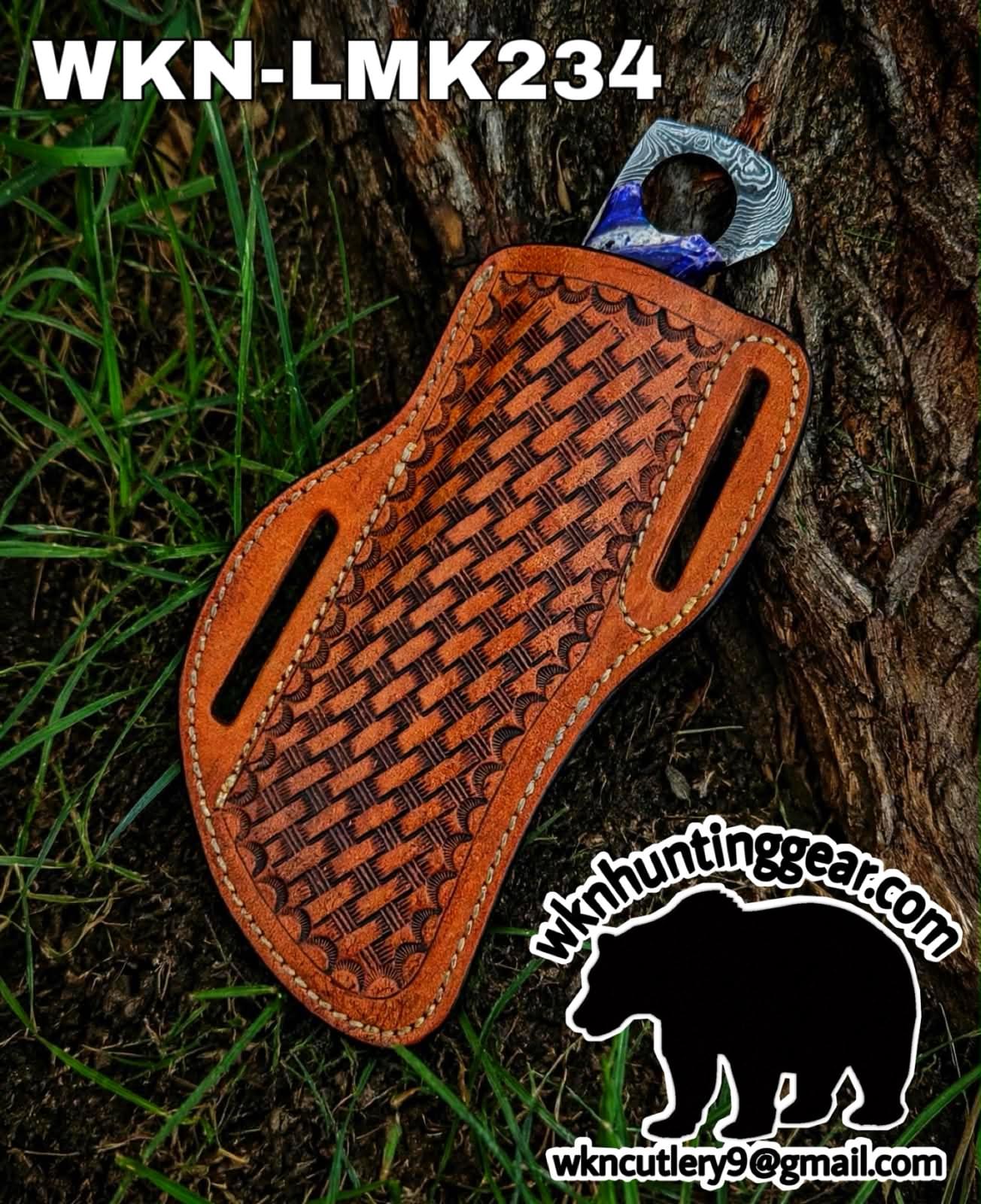Handmade Lineman Knives | Hawksbill Blades | Custom Leather Sheath. - Image 3