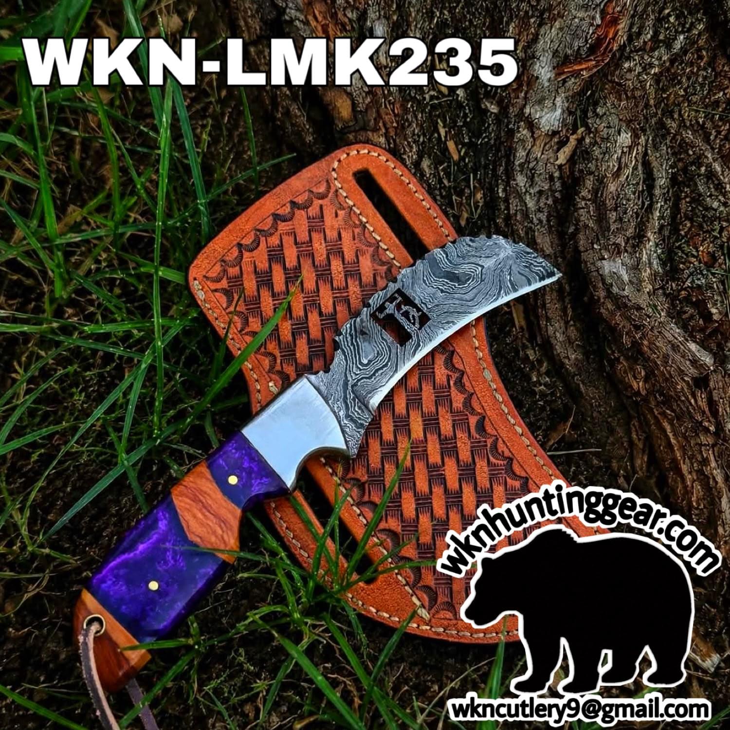 Handmade Lineman Knives | Hawksbill Blades | Custom Leather Sheath. - Image 2