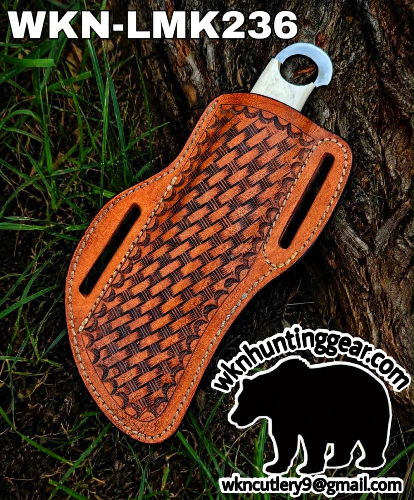 Handmade Lineman Knives | Hawksbill Blades | Custom Leather Sheath. - Image 3